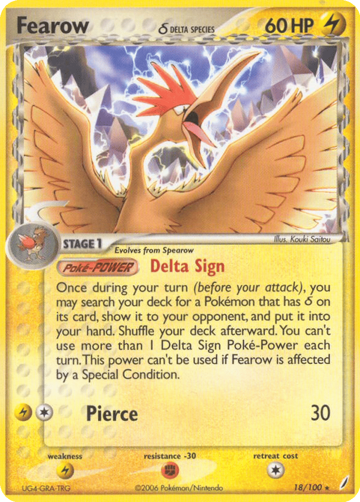 Fearow δ card