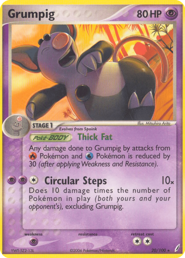 Grumpig card