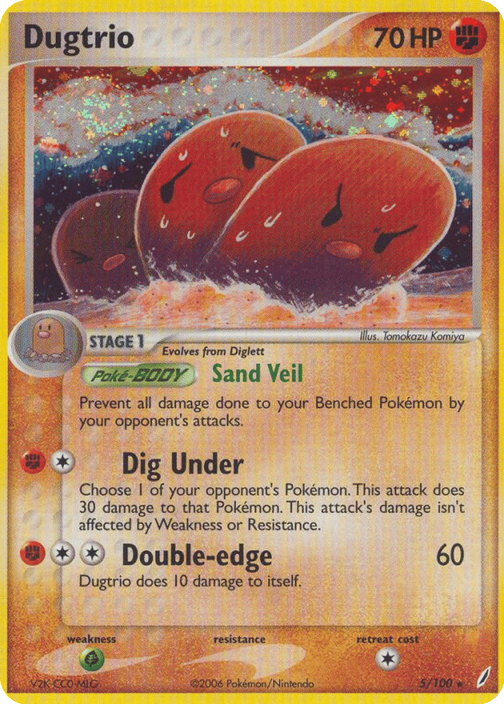 Dugtrio card
