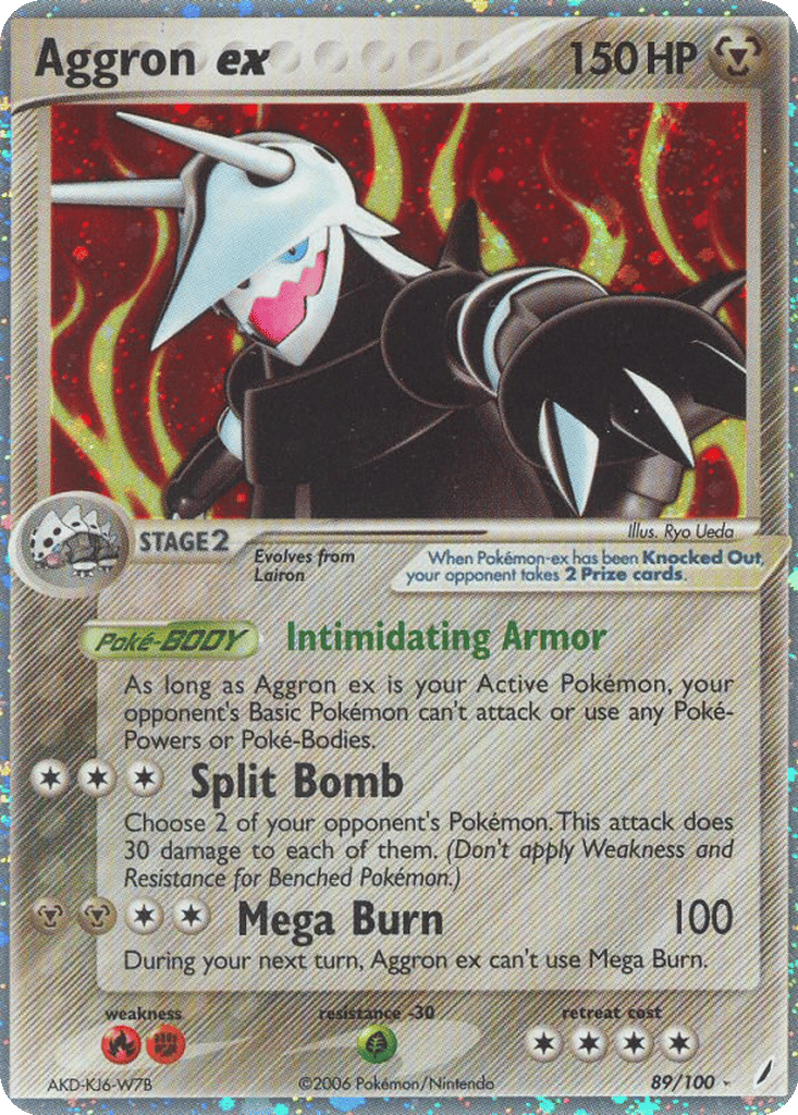 Aggron ex card