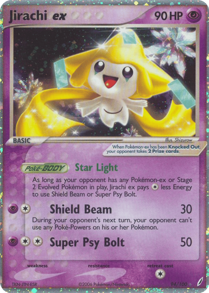 Jirachi ex card