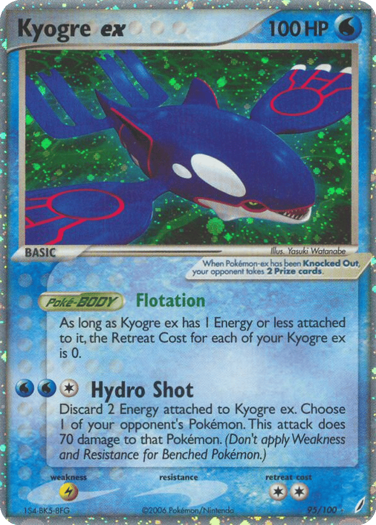 Kyogre ex card