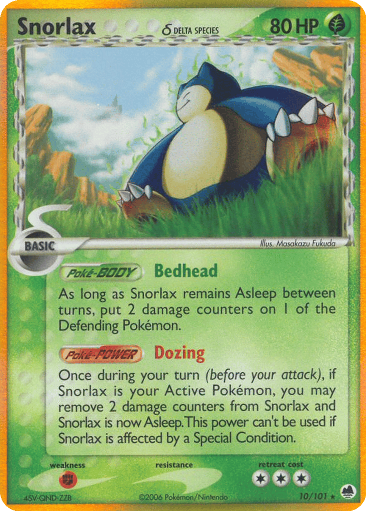 Snorlax δ card