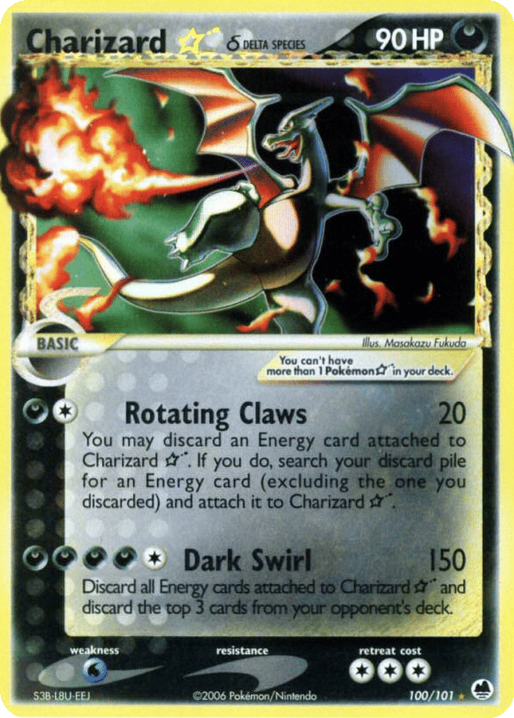 Charizard ☆ δ card