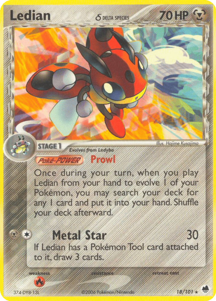 Ledian δ card