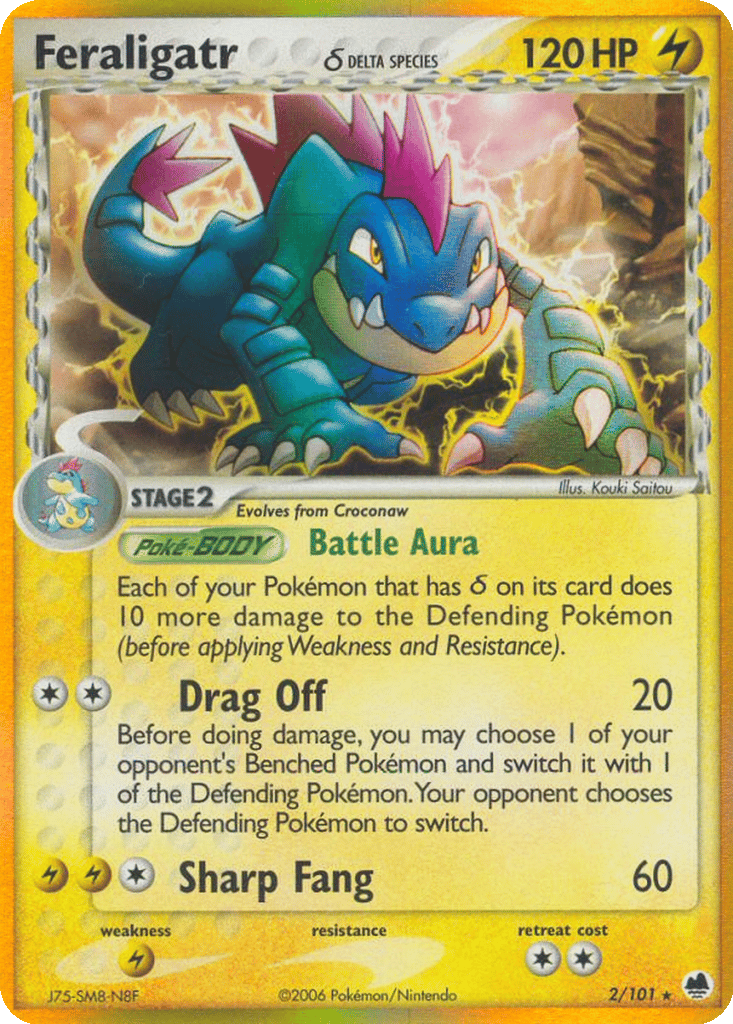Feraligatr δ card