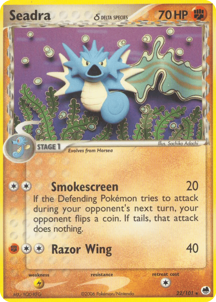 Seadra δ card