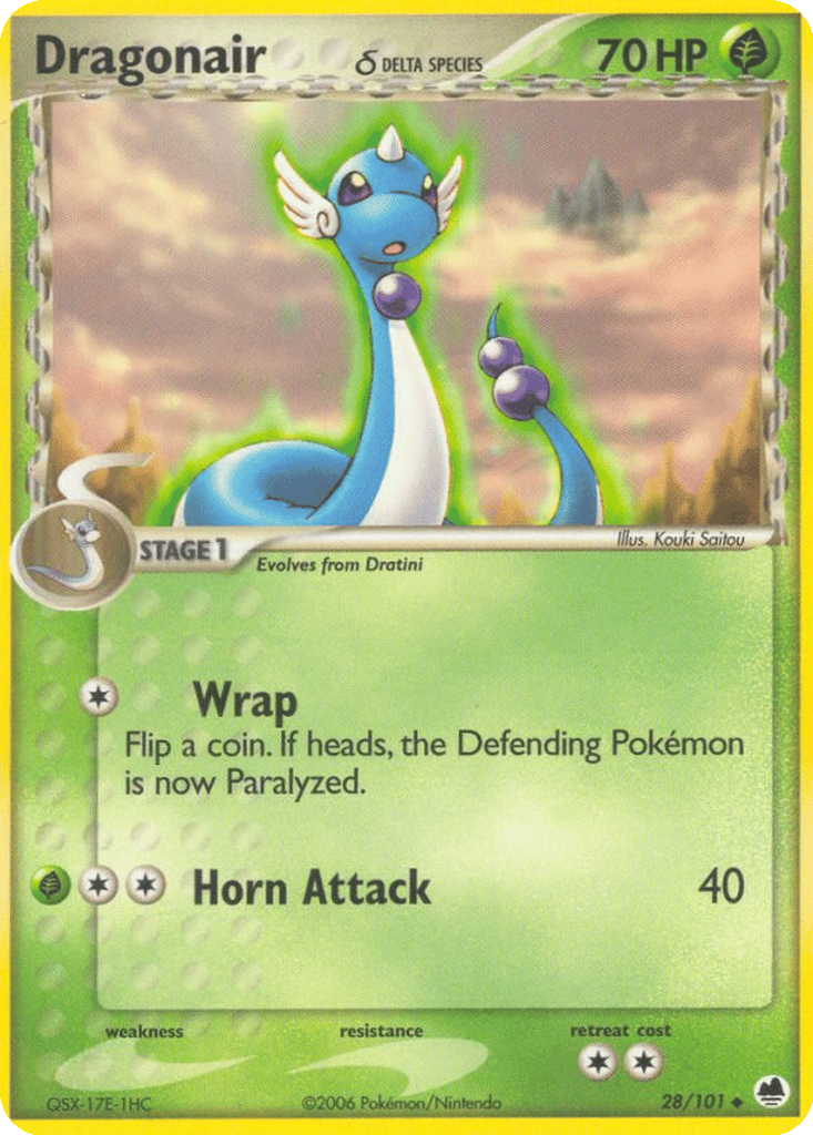 Dragonair δ card