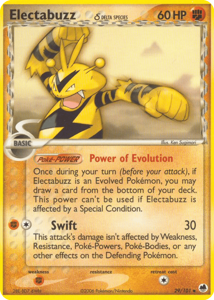 Electabuzz δ card