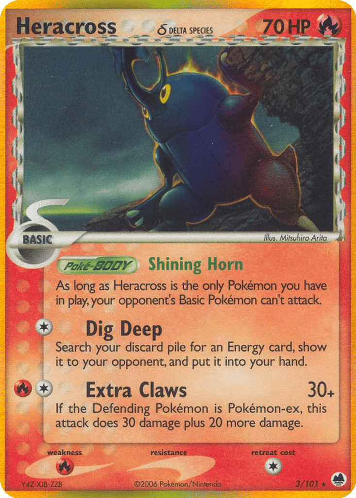 Heracross δ card