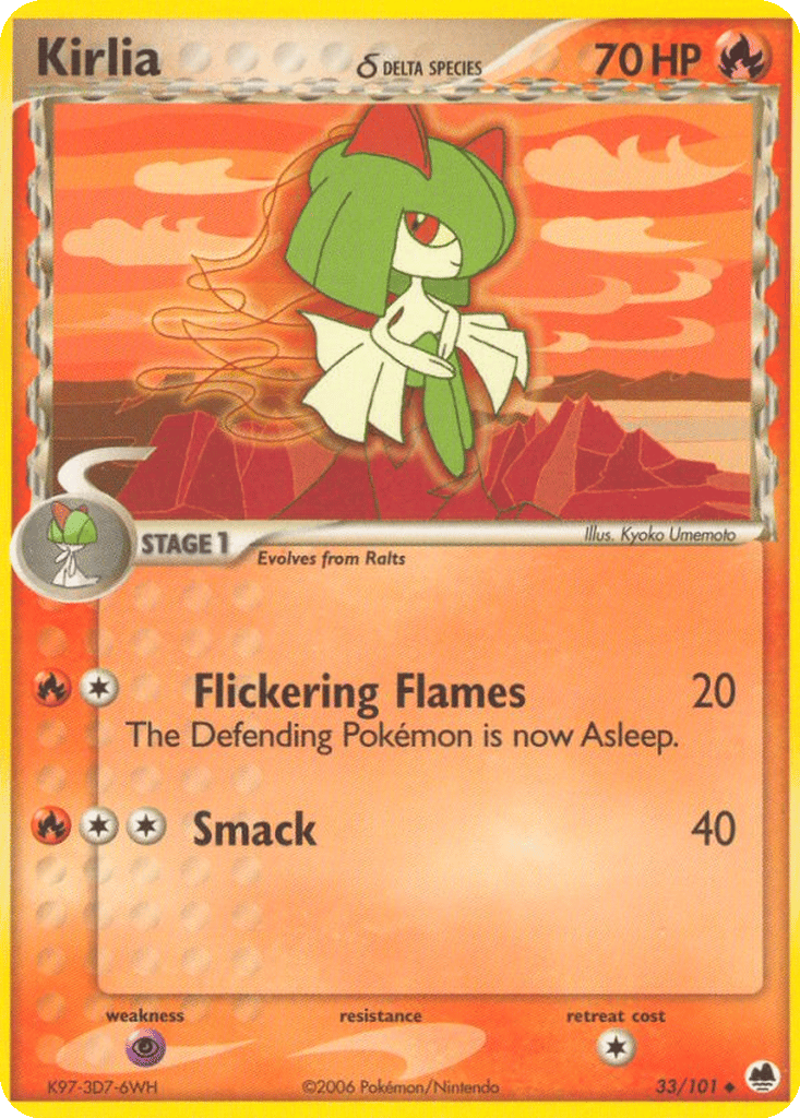 Kirlia δ card