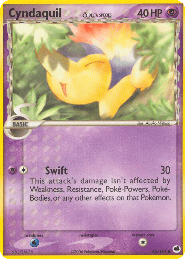 Cyndaquil δ card