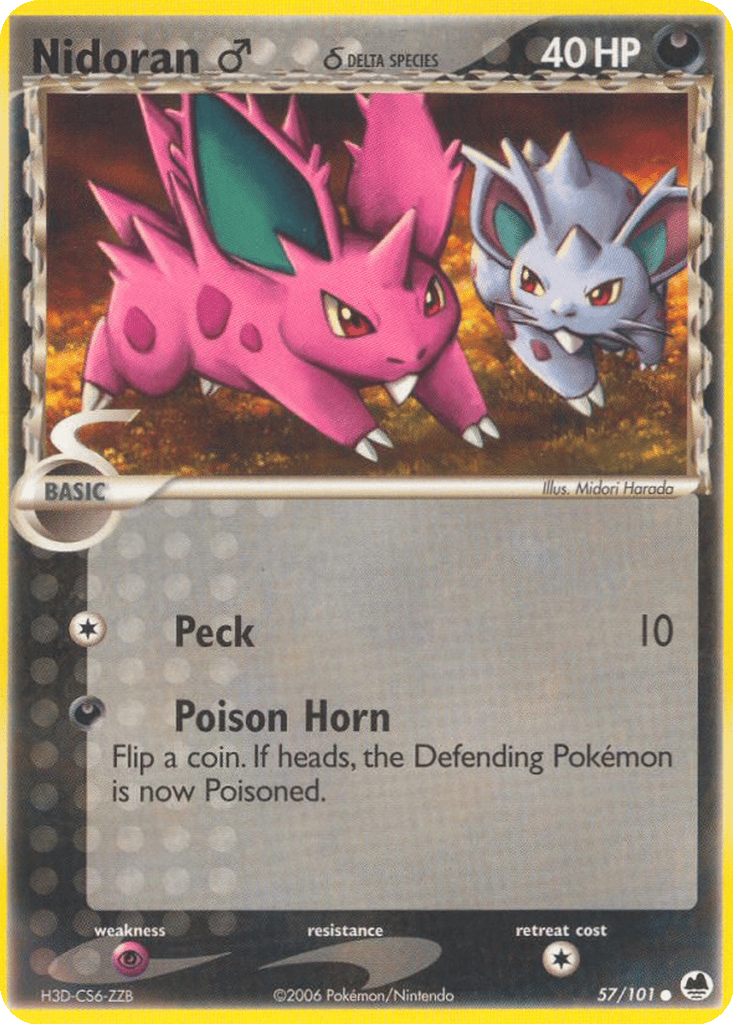 Nidoran ♂ δ card
