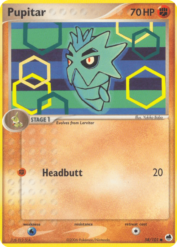 Pupitar card