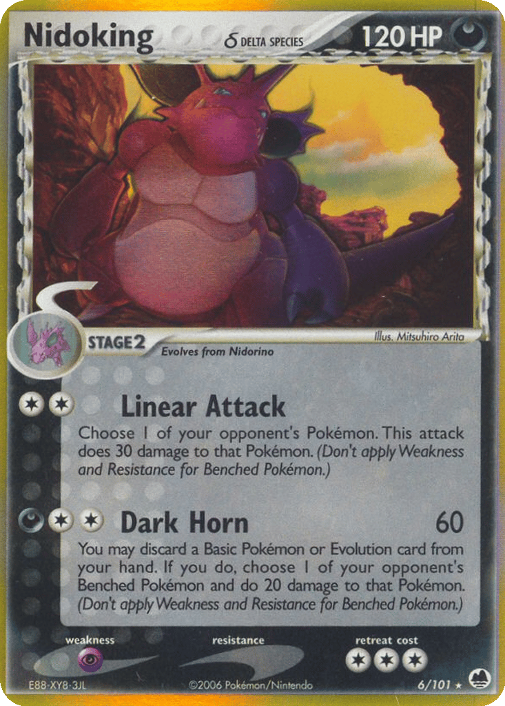 Nidoking δ card