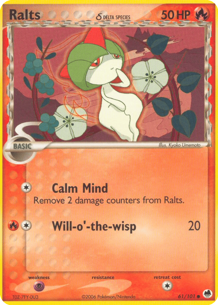 Ralts δ card
