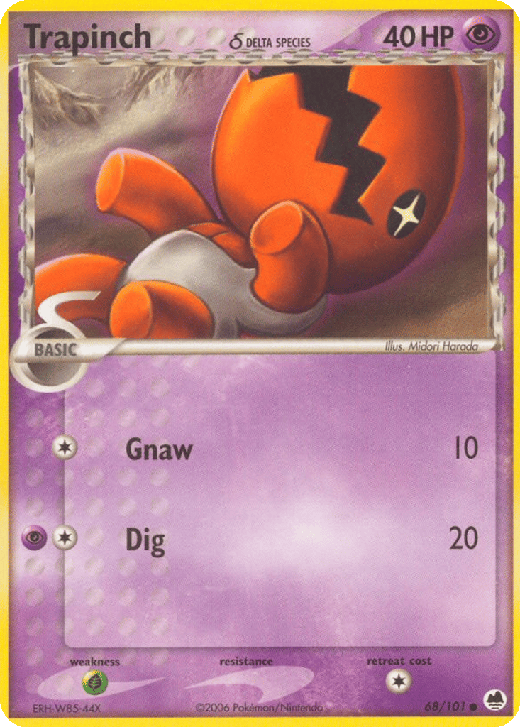 Trapinch δ card