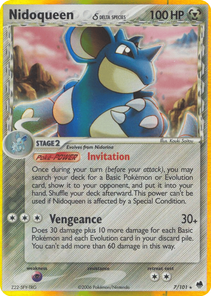 Nidoqueen δ card