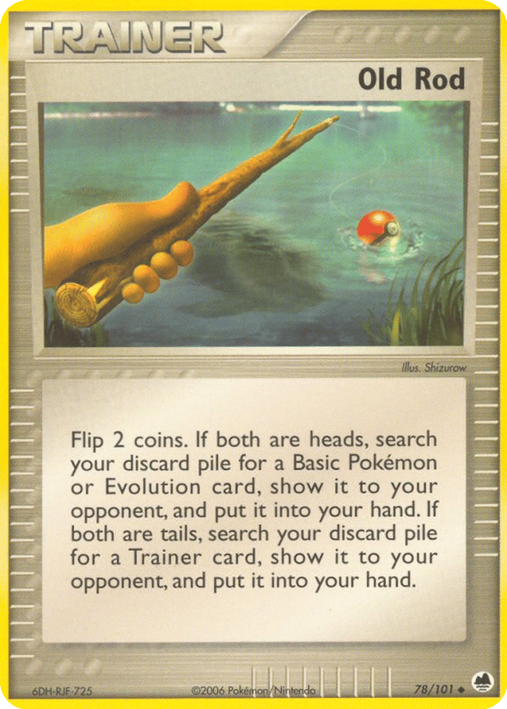 Old Rod card