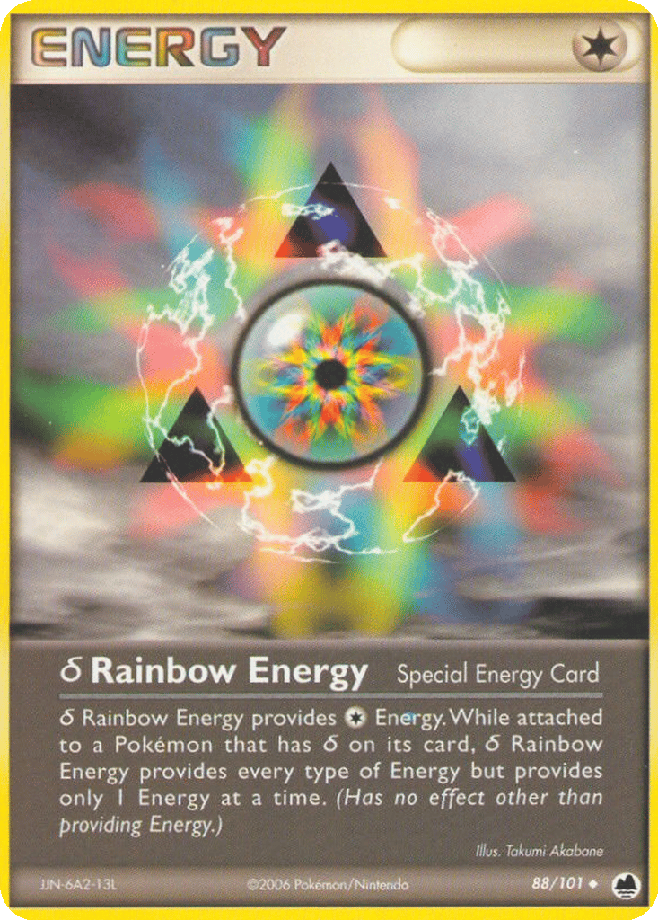 δ Rainbow Energy card