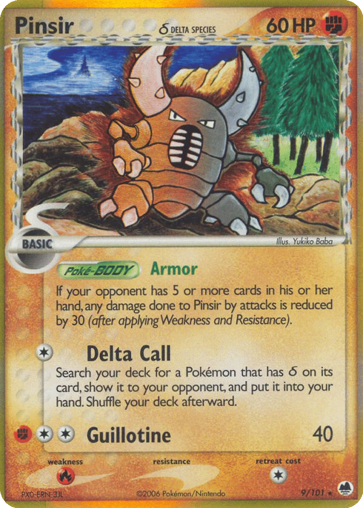 Pinsir δ card