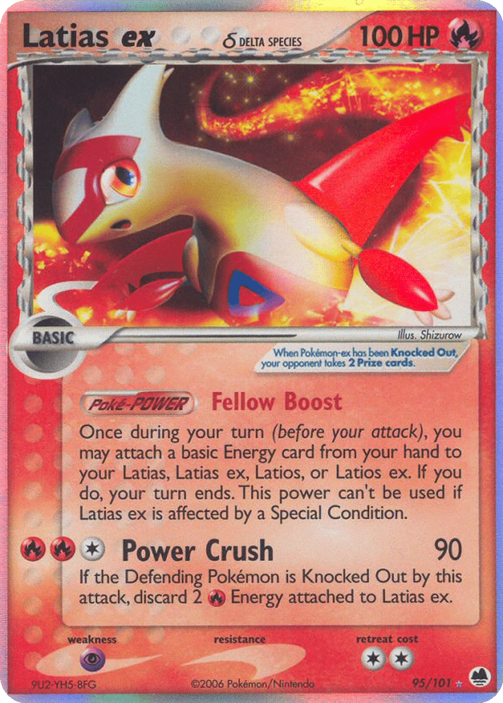 Latias ex δ card