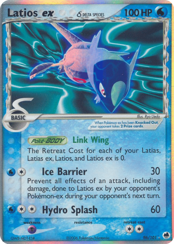 Latios ex δ card
