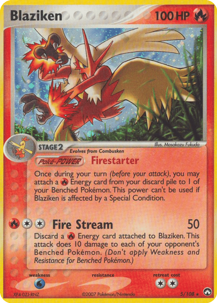 Blaziken card