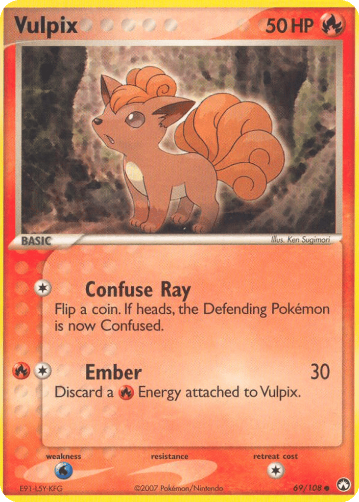 Vulpix card