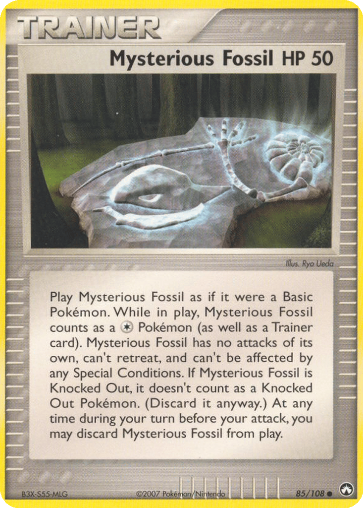 Mysterious Fossil card