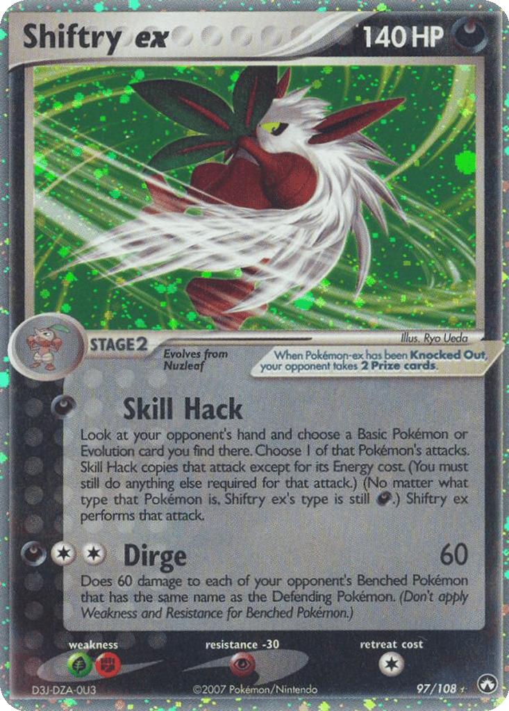 Shiftry ex card
