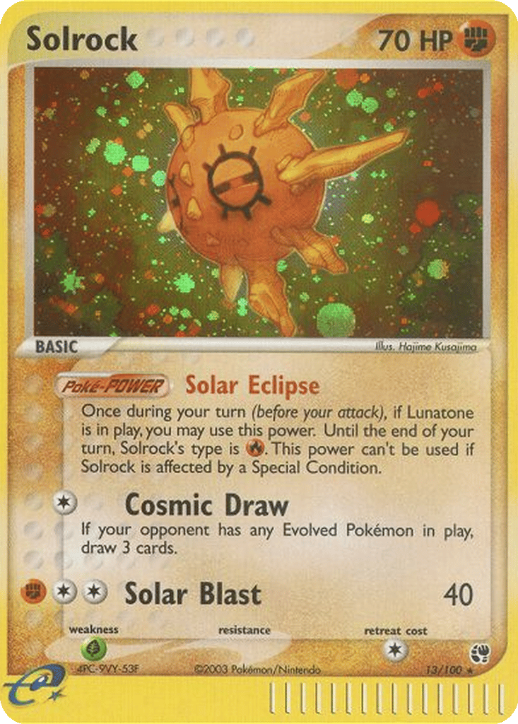 Solrock card