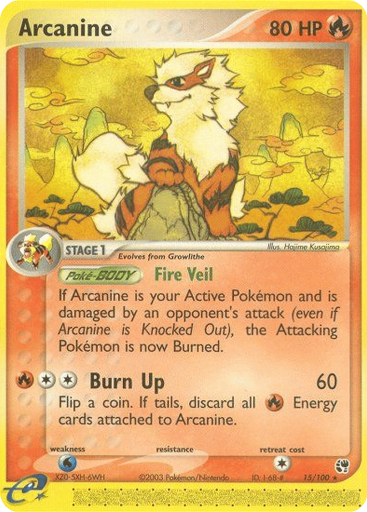 Arcanine card