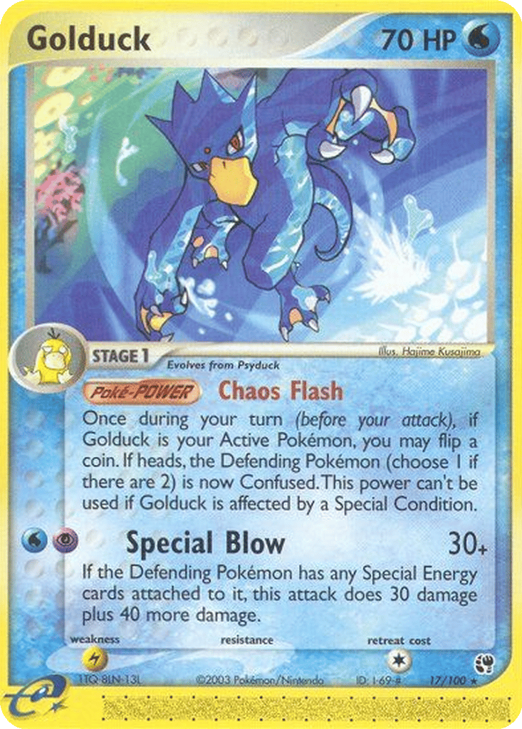Golduck card