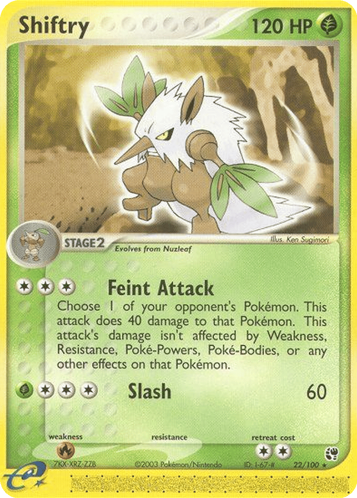 Shiftry card