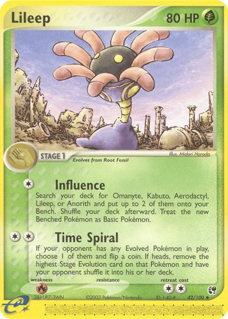 Lileep card