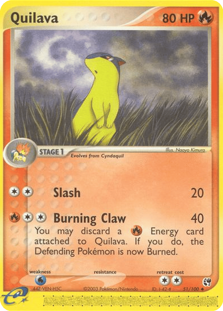 Quilava card