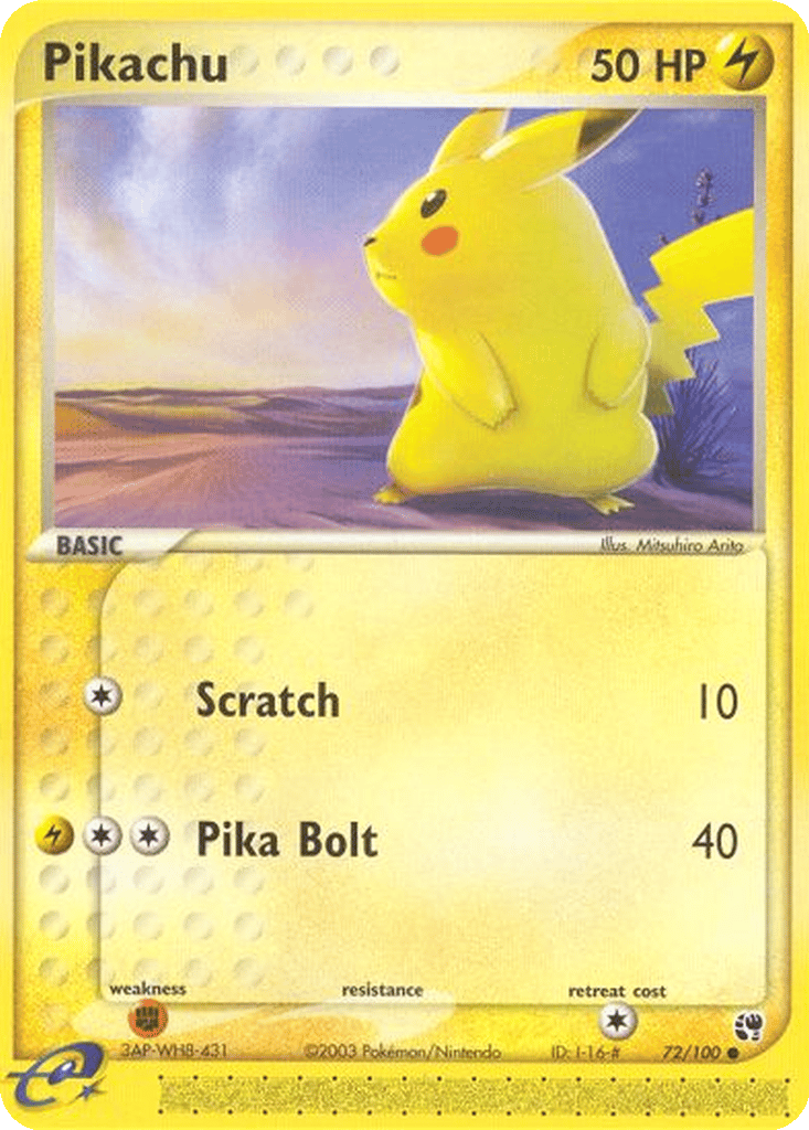 Pikachu card