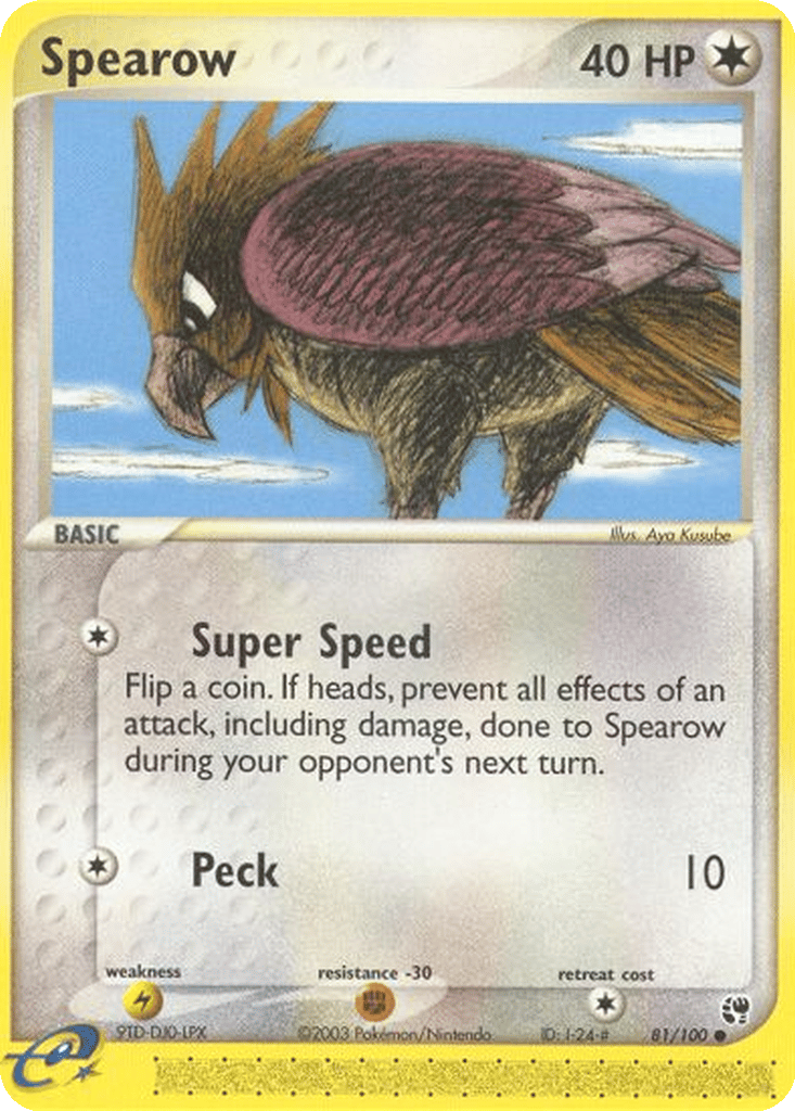Spearow card