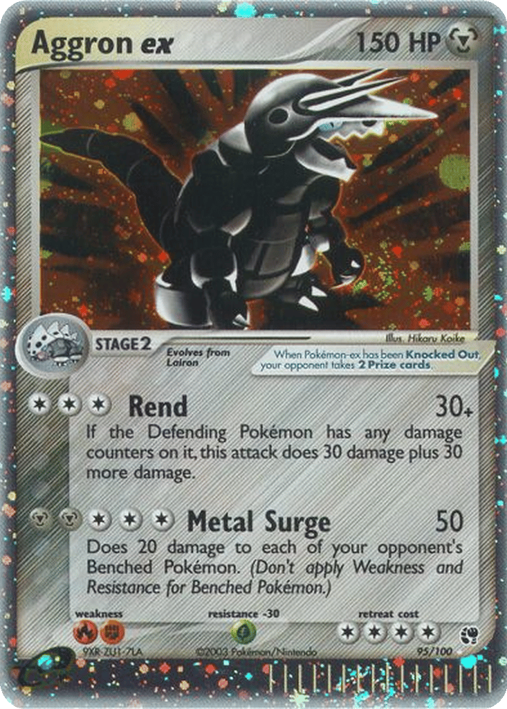 Aggron ex card