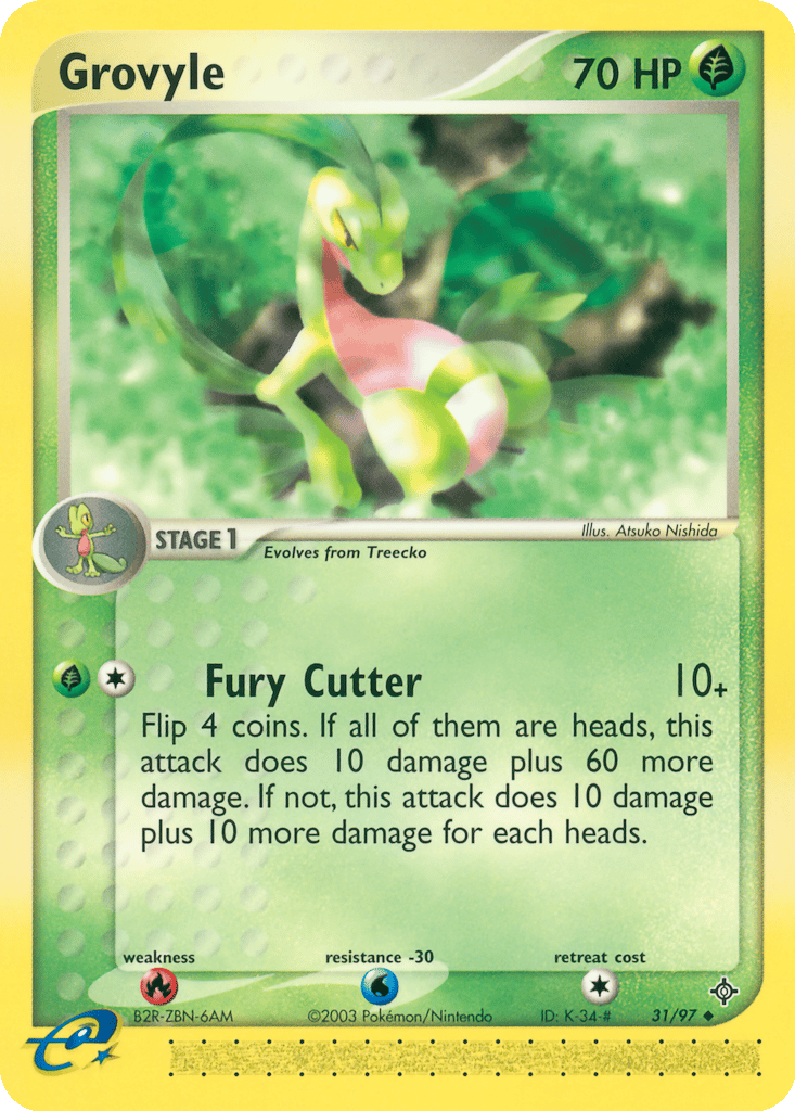 Grovyle card