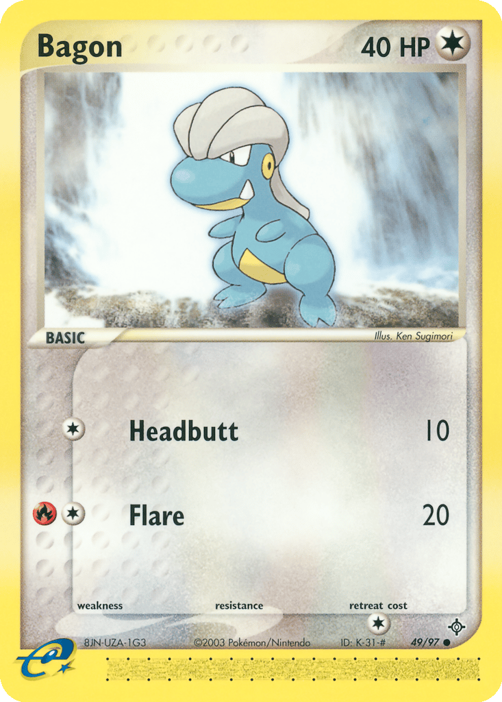 Bagon card
