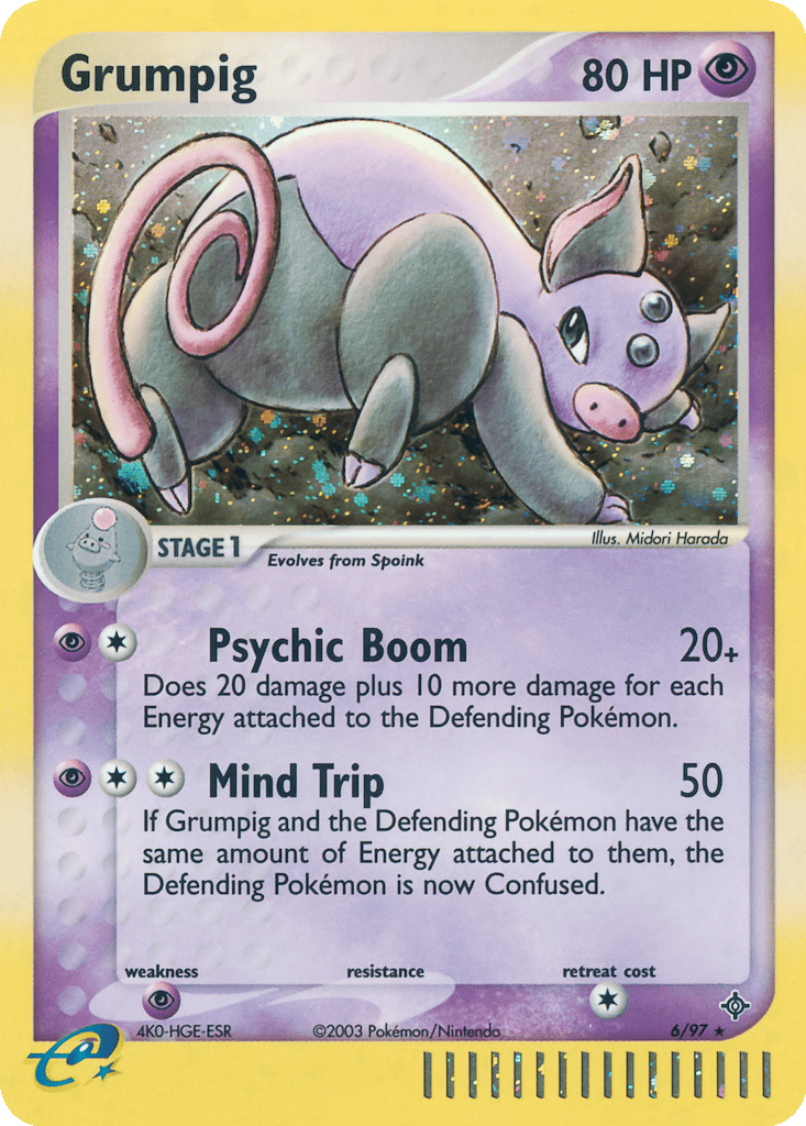 Grumpig card