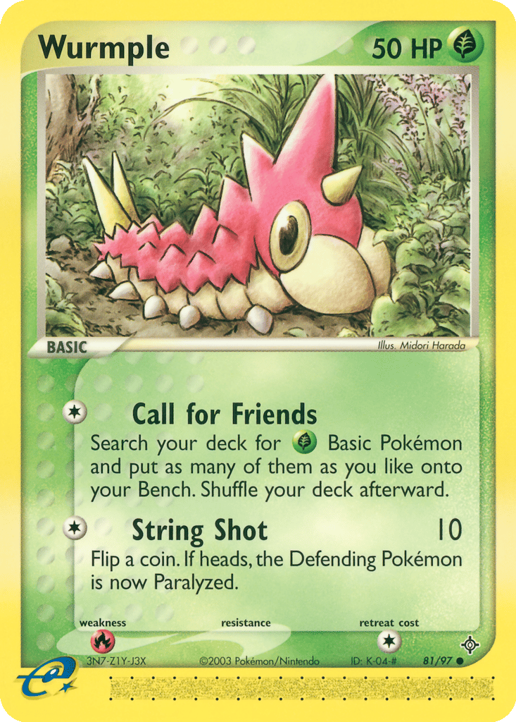 wurmple pokemon card value Pokmon TCG Lost Origin: Wurmple (006/196) - Common - Near Mint