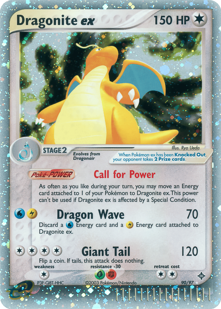 Dragonite ex card