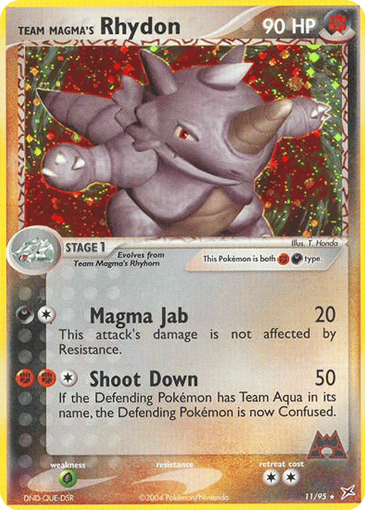Team Magma's Rhydon card