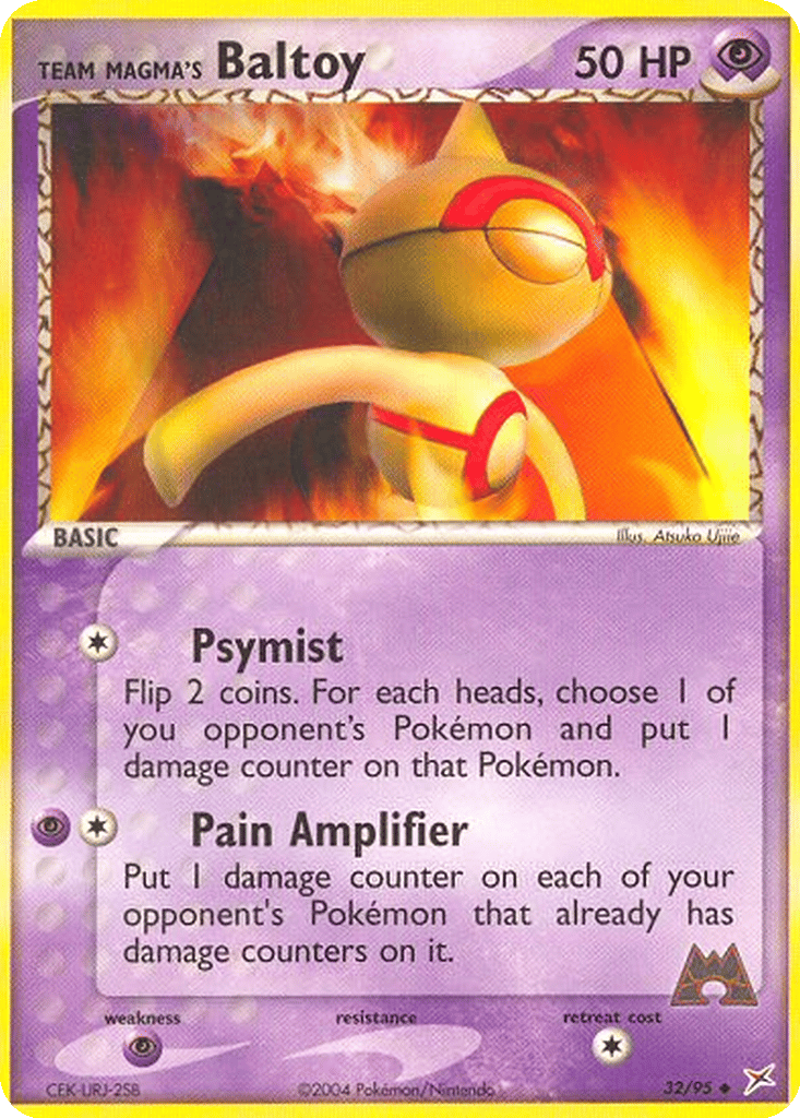 Team Magma's Baltoy card