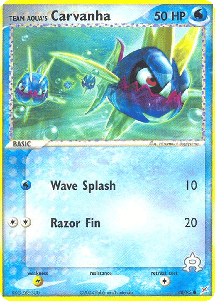 Team Aqua's Carvanha card