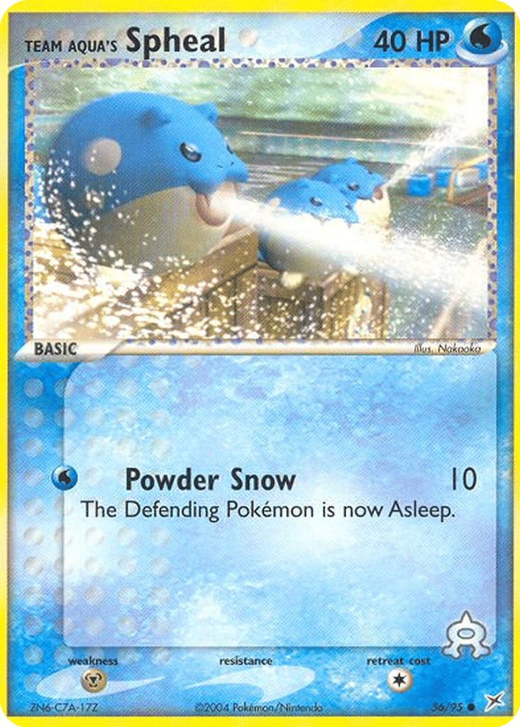 Team Aqua's Spheal card
