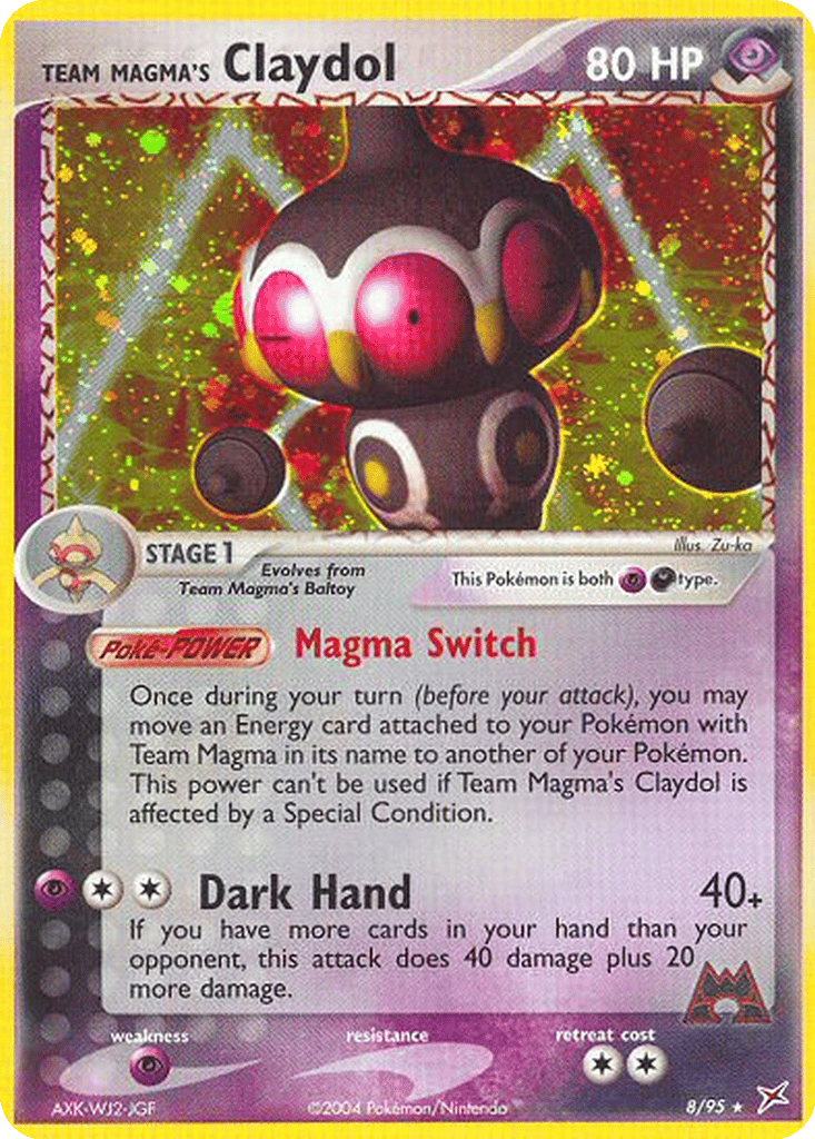 Team Magma's Claydol card